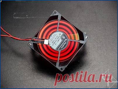 Строб для подсветки вентилятора