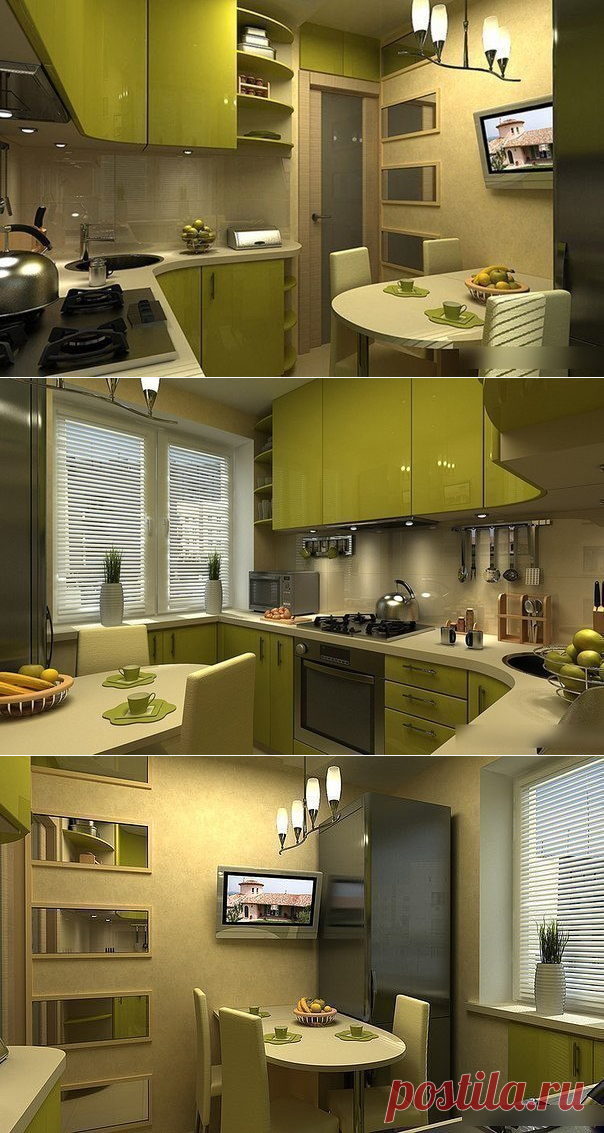 Кухня 6 квадратов.