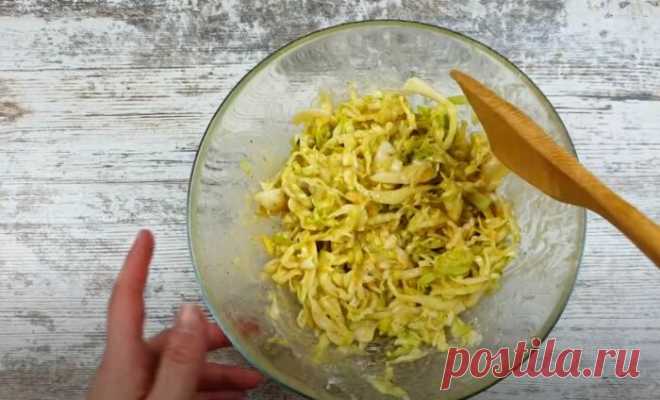 Как приготовить сытный ужин из 2 куриных яиц и капусты за несколько минут