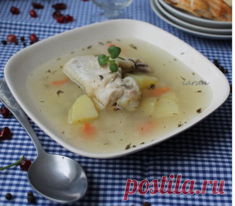 Суп с куриными крылышками / Мясные супы / Кукорама - вкусные рецепты!