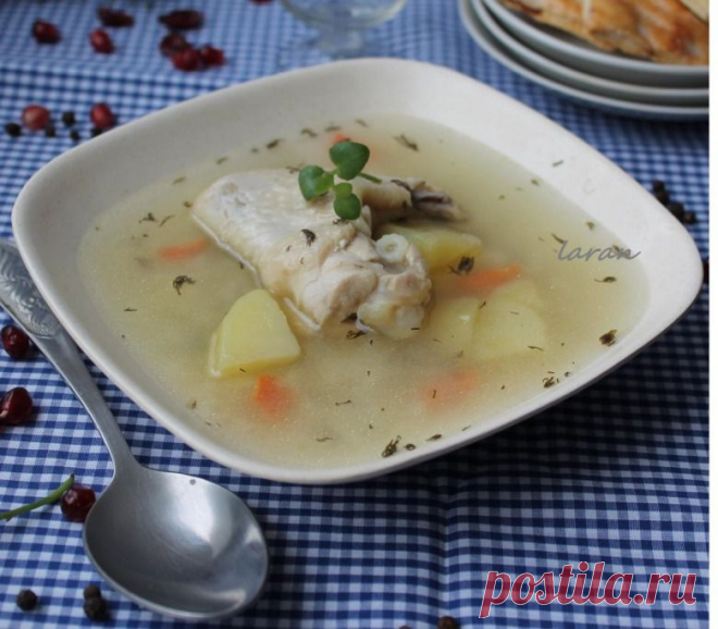 Суп с куриными крылышками / Мясные супы / Кукорама - вкусные рецепты!