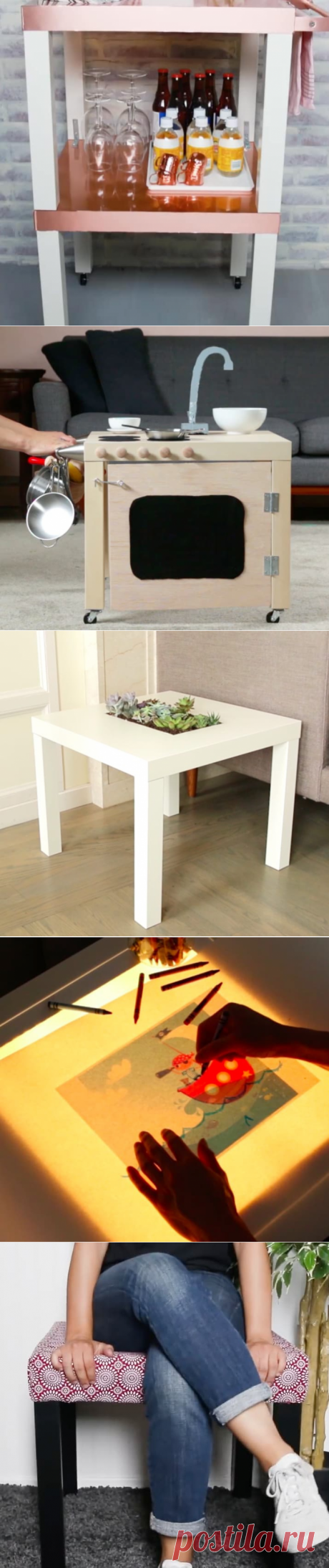 Переделки стола Ikea (подборка Diy) / Мебель / ВТОРАЯ УЛИЦА