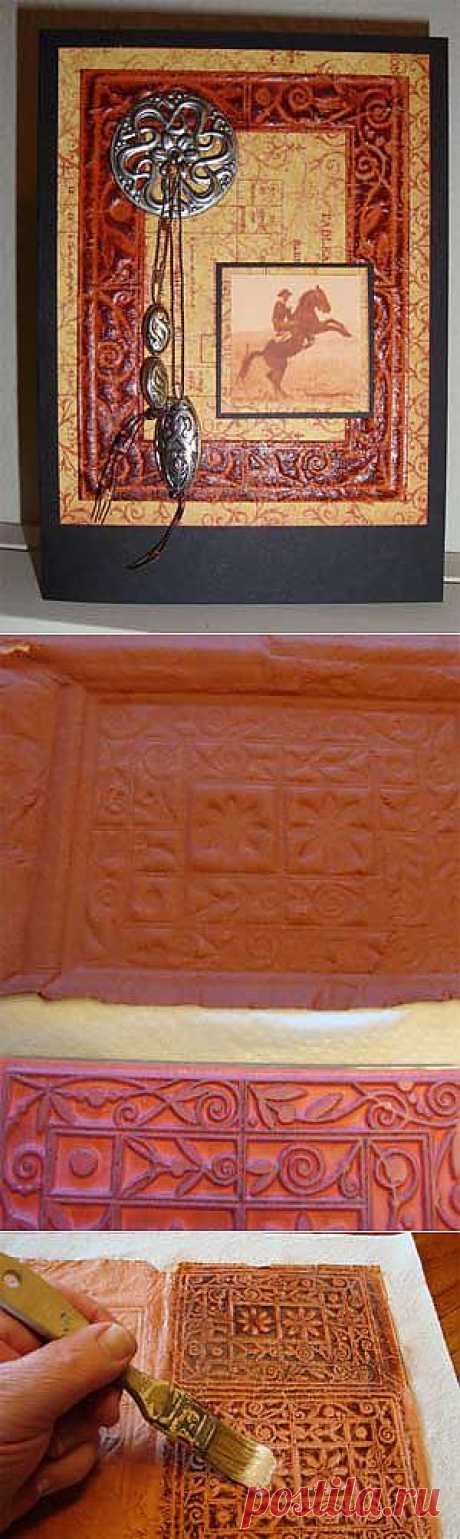 Scrapbooking.com -- Article - Tooled Paper Leather