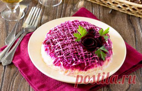 Салат «Шуба без селедки» — как. Очень легко Салат «Шуба» можно смело приготовить без селедки.