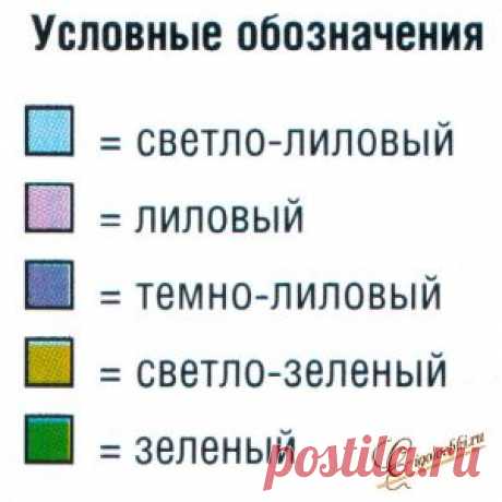 Как вышить крестом наволочку со сливами на фоне клетки
