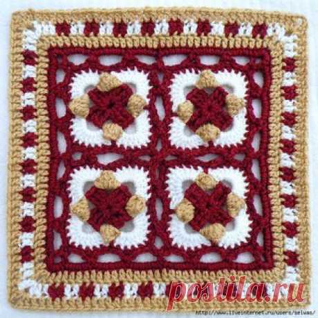 Мотивы квадратные

#крючок@knittinglove