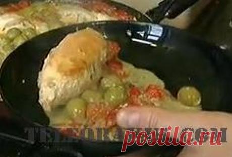 Курица с грибами и оливками Гнездо куропатки (рецепты: Званый ужин) - рецепты с фото