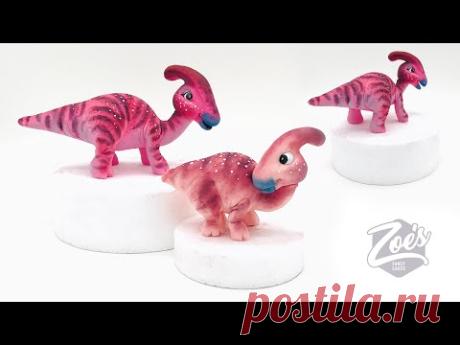 Dinosaur cute cake topper parasaurolophus Facebook live highlights