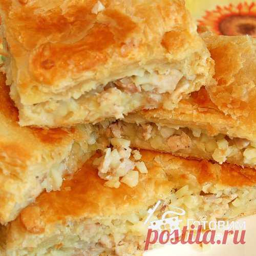 Пирог с курицей и картофелем