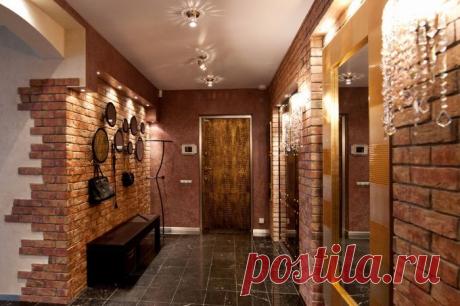 Кирпичная кладка как элемент дизайна интерьера — Роскошь и уют
