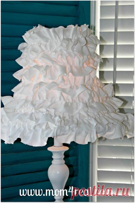 Ruffled Lamp Shade - Mom 4 Real