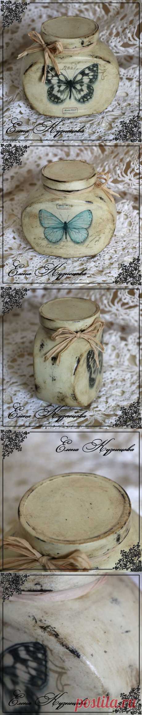 Баночка &quot;Butterfly&quot;_Jar &quot;Butterfly&quot;
