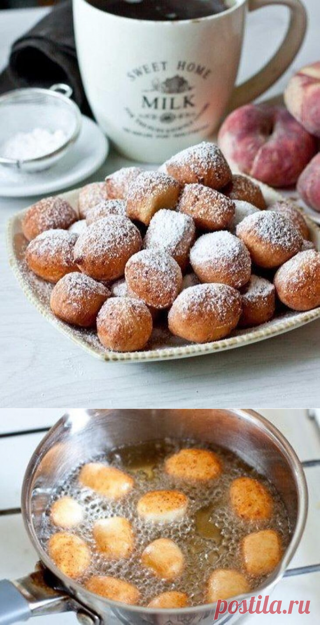 Рецепт вкусных творожных пончиков на скорую руку