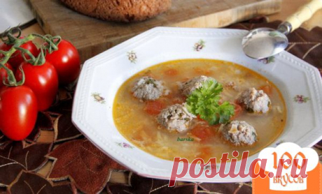 Суп с рисом и ароматными фрикадельками - пошаговый рецепт с фото. Как приготовить.
