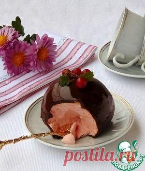 Десерт "Ягодно-шоколадный шар" - кулинарный рецепт