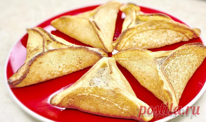 Арабские блинчики с курицей, грибами и сыром