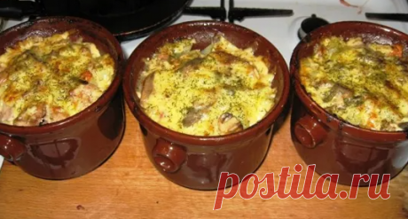 Белорусская жаренка с грибами. Как жюльен, только в разы вкуснее! - Готовим сами