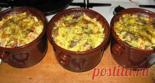 Белорусская жаренка с грибами. Как жюльен, только в разы вкуснее! - Готовим сами