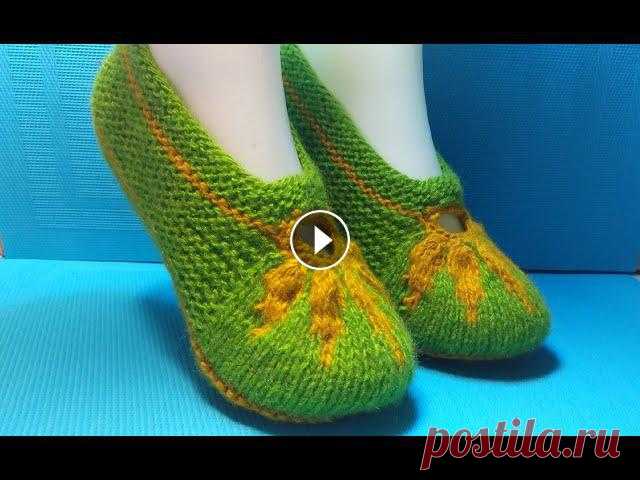 #593 КРАСИВЫЕ ТАПОЧКИ СПИЦАМИ "ОСЕННИЕ ЛИСТЬЯ" С БЕСШОВНОЙ ПОДОШВОЙ. МАСТЕР КЛАСС. #593 КРАСИВЫЕ ТАПОЧКИ СПИЦАМИ "ОСЕННИЕ ЛИСТЬЯ" С БЕСШОВНОЙ ПОДОШВОЙ. МАСТЕР КЛАСС....