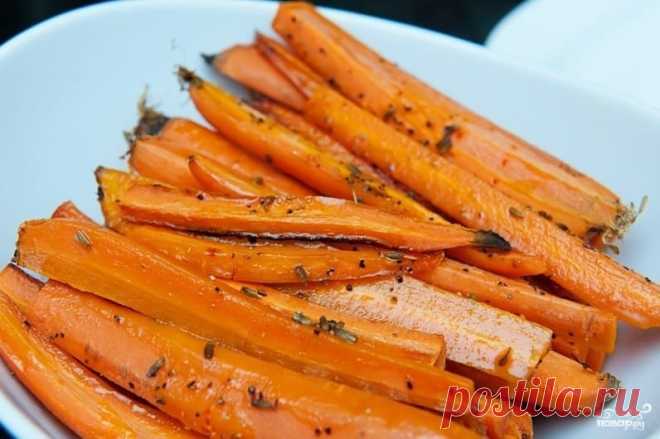 Морковь запечённая со специями в духовке. Вкусный и диетический гарнир - Сабрина