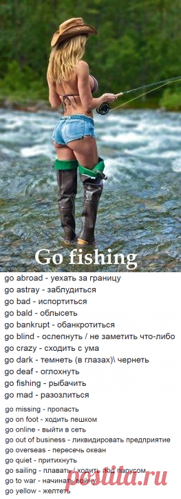 Изучение английского: глагол go