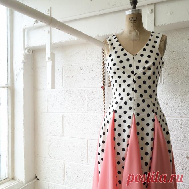 Nerdy швейные советы: Как сшить GODET панель - вручную Лондон