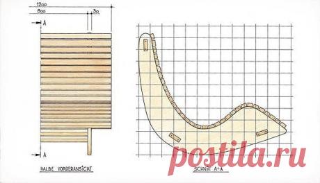 Кресло-качалка для двоих на балкон или дачу своими руками.