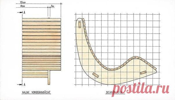 Кресло-качалка для двоих на балкон или дачу своими руками.