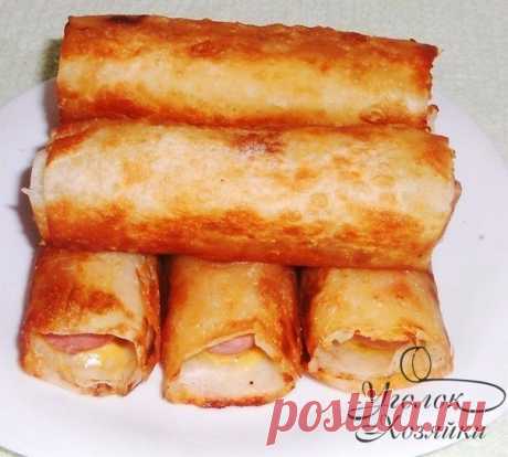 Сосиски в картофельно-сырной &quot;шубке&quot;.