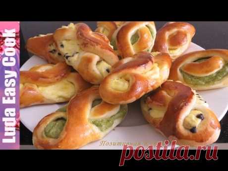 БУЛОЧКИ с ТВОРОГОМ Вкусные и Нежные/LudaEasyCook