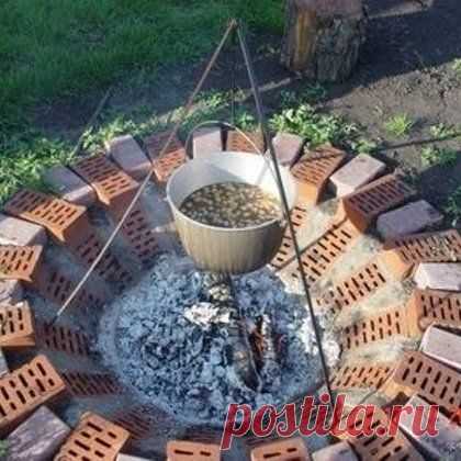 Очаг для костра на даче: идеи — Сделай сам, идеи для творчества - DIY Ideas