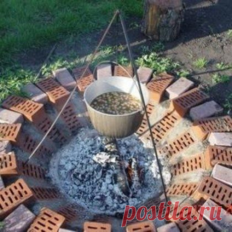Очаг для костра на даче: идеи — Сделай сам, идеи для творчества - DIY Ideas
