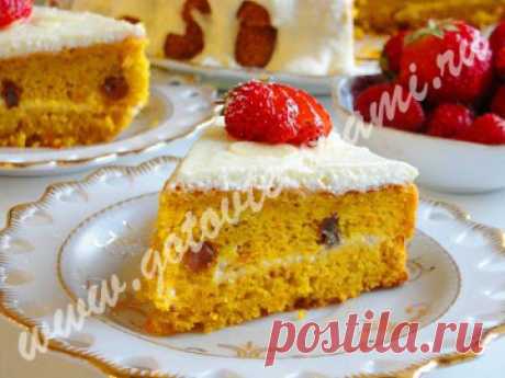 Морковный пирог-торт