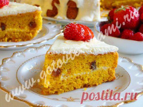 Морковный пирог-торт