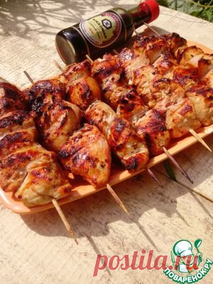 Шашлык по-грузински из курицы - кулинарный рецепт