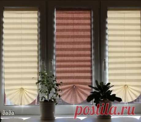 Шторы для одинокого окна (идея развески)