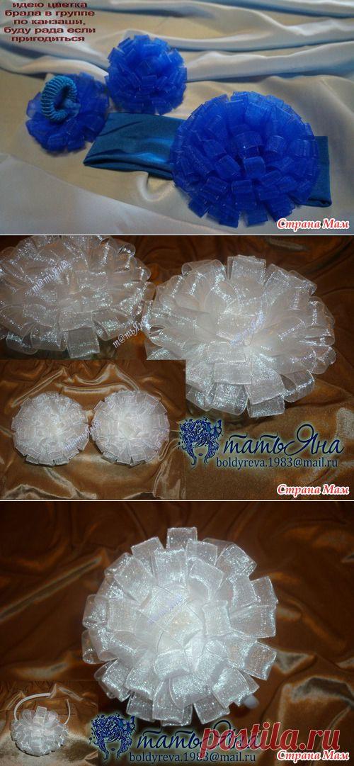 Мастер класс. Пышного бантика. - Канзаши - Страна Мам