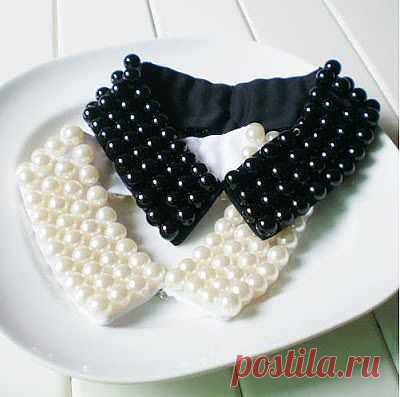 Накладные воротнички. Ручная работа.