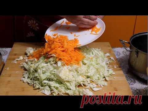 Хрустящий салат из капусты в горячем маринаде! Вкуснота нереальная!