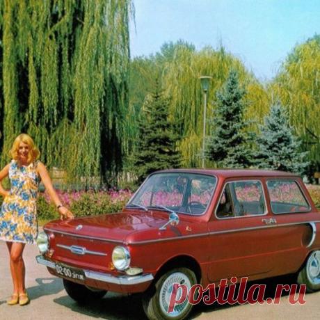 Советские автомобили на рекламных фотографиях