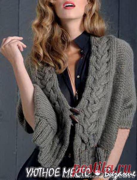 Жакет спицами