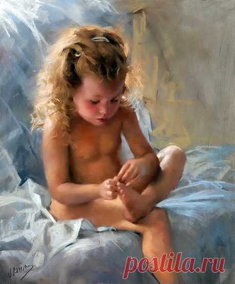 Тема материнства и детства в творчестве Висенте Ромеро Редондо (Vicente Romero Redondo)