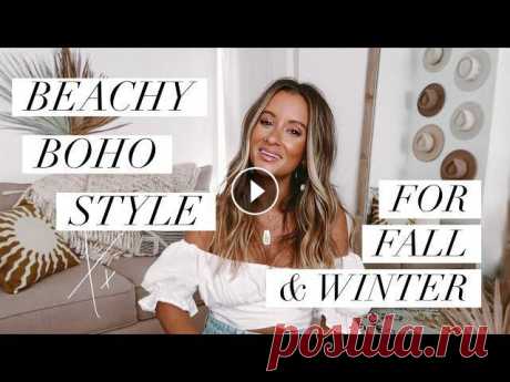 Aloha! How to wear a beachy bohemian style in the fall &amp; winter. ------------------Find me on IG: ------------------All items mentioned or similar...
