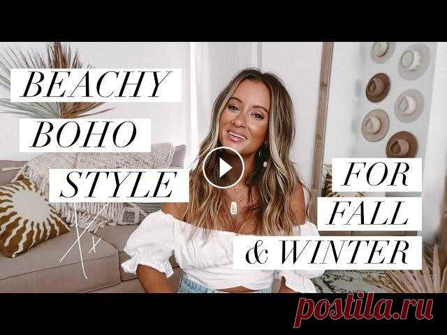 Aloha! How to wear a beachy bohemian style in the fall & winter. ------------------Find me on IG: ------------------All items mentioned or similar...