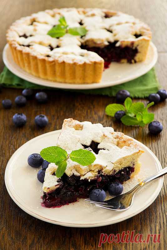 Линц-тарт (Linzer Torte) с черникой. - Люблю готовить.