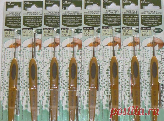 Крючки фирмы Clover soft tuch ￼