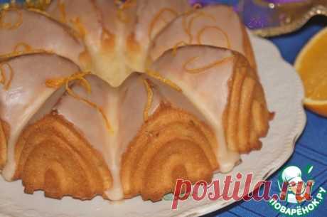 Апельсиновый кекс на белках - кулинарный рецепт