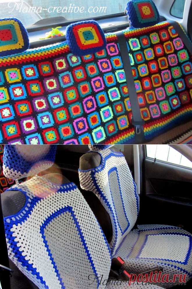 Можно ли связать чехлы для машины крючком? | Handmade в процессе