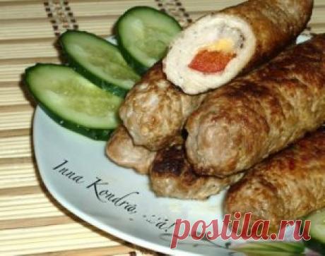 Мясные рулетики.