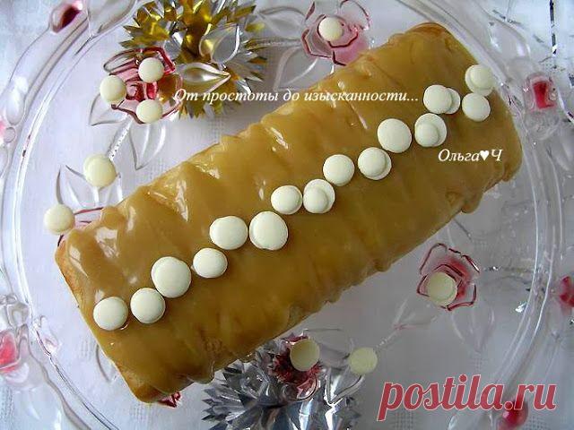 От простоты до изысканности...: Карамельное рождественское полено